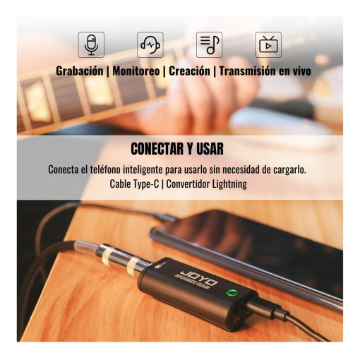 Interfaz Guitarra Joyo Momix Monitoreo Usb C iPhone Android 13 D 764269 MLA89533915708 082025 F 510x509 sqt