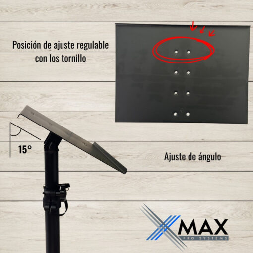 Kit 2 Soportes Xmax Para Home Theater Mesa Monitor Estudio 11 D 789253 MLA90661361417 082025 F
