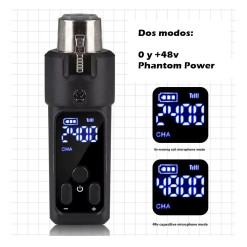 Ofertas 200 Alternative view of Transmisor Y Receptor Audio Uhf Xlr +48v Inalambrico Mic Pa