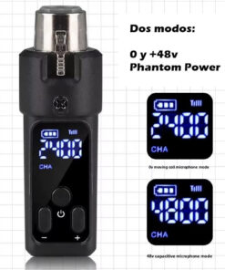 Alternative view of Transmisor Y Receptor Audio Uhf Xlr +48v Inalambrico Mic Pa