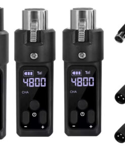 Transmisor Y Receptor Audio Uhf Xlr +48v Inalambrico Mic Pa
