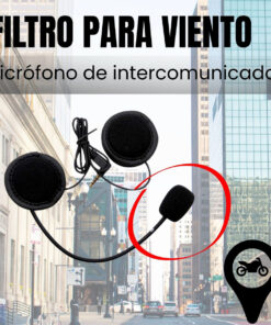 Filtro Para Viento Antipop Microfono Casco Intercomunicador 8 D 822762 MLA89391679673 082025 F