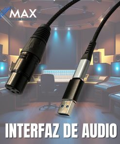 Alternative view of Interfaz De Audio Usb Xlr Xmax Pc iPhone Android Grabacion