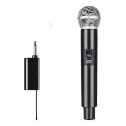 Micrófono Inalambrico Xmax Recargable Uhf Karaoke Mano 50m