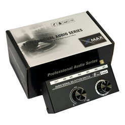 Selector De Audio Switch Xmax 6 Canales Stereo Consola Mix