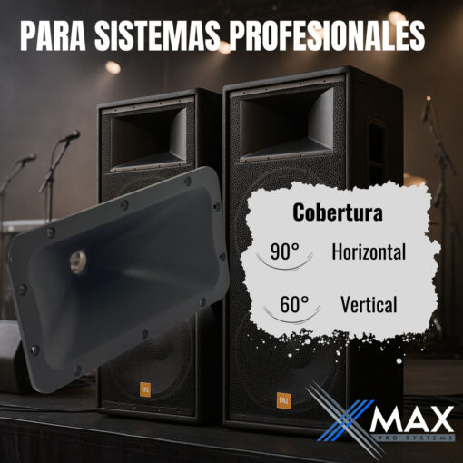 Bocina Xmax Bc1 Para Driver De 1 Pulgada Corneta Trompa Abs 11 D 607997 MLA91214806773 082025 F