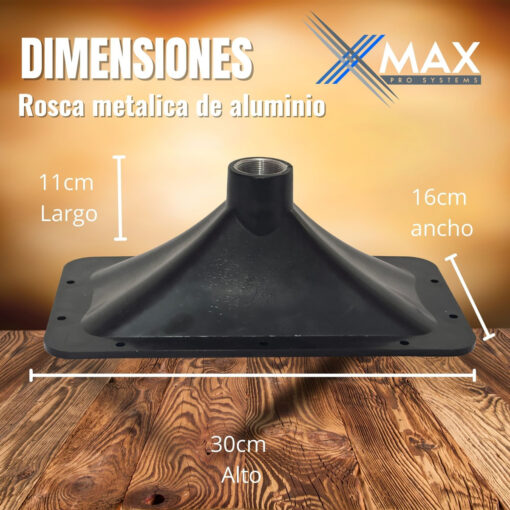 Bocina Xmax Bc1 Para Driver De 1 Pulgada Corneta Trompa Abs 9 D 623532 MLA90823972804 082025 F