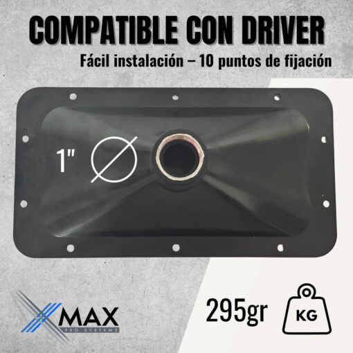Bocina Xmax Bc1 Para Driver De 1 Pulgada Corneta Trompa Abs 8 D 812160 MLA91214806767 082025 F