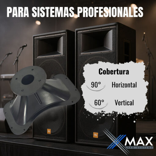 Bocina Xmax Bc2 Para Driver De 2 Pulgada Corneta Trompa Abs 11 D 942777 MLA90828214990 082025 F