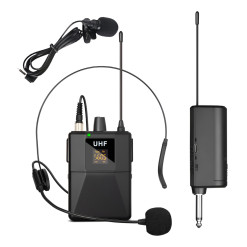 Microfono De Vincha Xmax Inalambrico Headset Corbatero Uhf