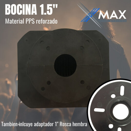Guia De Onda Line Array Xmax Bocina 1.5 Y 1 Pulgadas Trompa 8 D 619561 MLA99630293945 112025 F