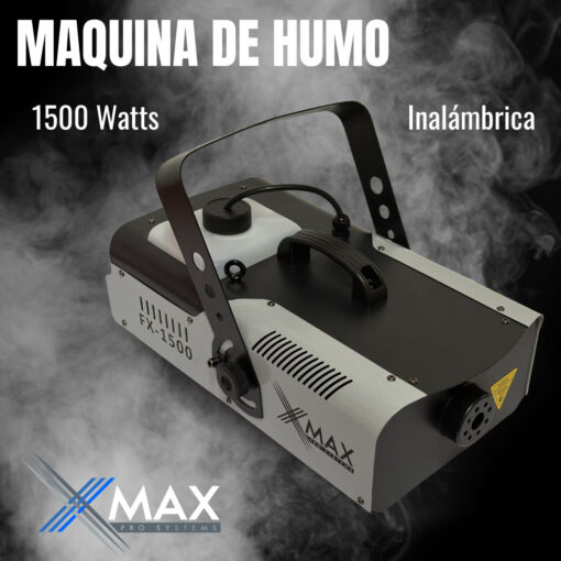 Maquina De Humo Xmax 1500w Inalambrica Y Cable Profesional 11 D 669927 MLA98660457714 112025 F