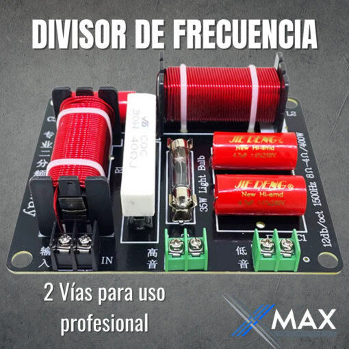 Divisor De Frecuencia Xmax 2 Vias Crossover Pasivo C Fusible 9 D 703368 MLA100894318313 122025 F
