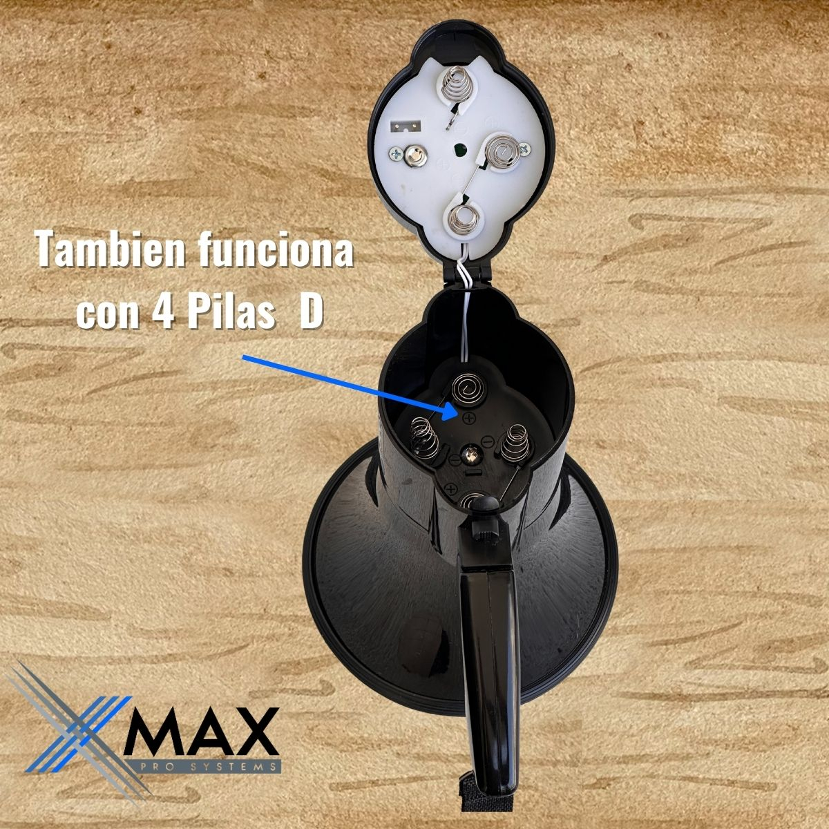 Megafono Xmax 15watts 200m Bateria Recargable Sirena Pro 7 Megafono Xmax 15watts 200m Bateria Recargable Sirena Pro - Imagen 7