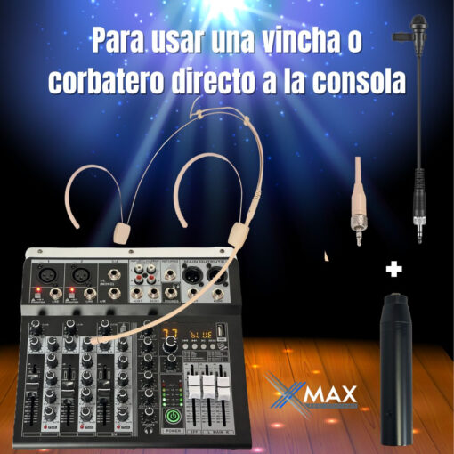 Preamplificador Xlr 3.5 Para Sennheiser G2 Vincha Corbatero 11 D 779953 MLA93115913445 092025 F