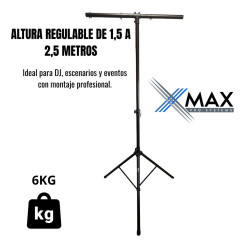 Alternative view of Tripode De Iluminacion Xmax Luces Stand T Soporte Pesado Dj
