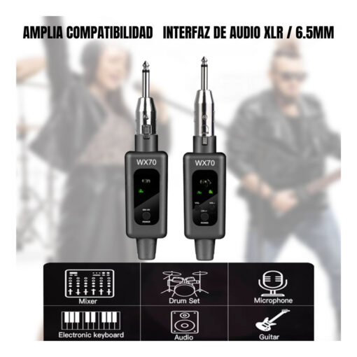 Transmisor Inalambrico Xmax Uhf 50m Microfono Condenser 48v 9 D 794501 MLA92197567156 092025 F