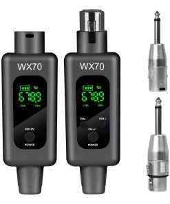 Transmisor Inalambrico Xmax Uhf 50m Microfono Condenser 48v