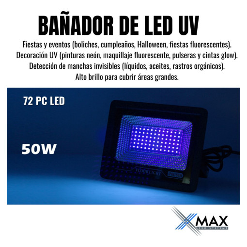 Bañador Led Uv Luz Negra Xmax 50w Ultravioleta Ip66 Exterior 9 D 825010 MLA100876430123 122025 F 510x540 sqt