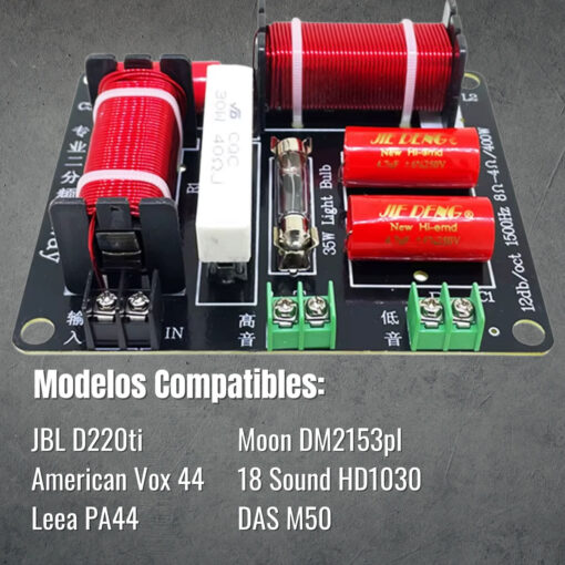 Divisor De Frecuencia Xmax 2 Vias Crossover Pasivo C Fusible 12 D 829101 MLA100401667708 122025 F