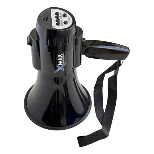 Megafono Xmax 15watts 200m Bateria Recargable Sirena Pro 9 D 858929 MLA98523661352 112025 F 510x671 sqt