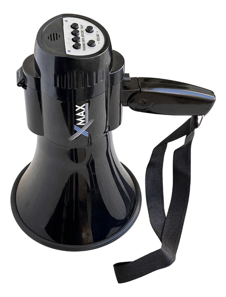 Megafono Xmax 15watts 200m Bateria Recargable Sirena Pro 2 Megafono Xmax 15watts 200m Bateria Recargable Sirena Pro - Imagen 2