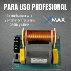 Ofertas 137 Alternative view of Divisor De Frecuencia Xmax 1 Via Crossover Subwoofer 1200w
