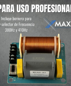 Alternative view of Divisor De Frecuencia Xmax 1 Via Crossover Subwoofer 1200w