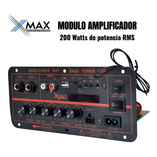 Modulo Amplificador Xmax Para Bafle 200w Bluetooth 220v 12v 9 D 866501 MLA102666710101 122025 F 510x459 sqt