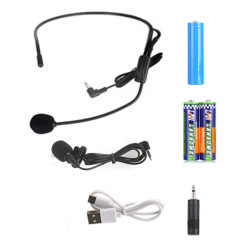 Ofertas 141 Alternative view of Microfono De Vincha Xmax Inalambrico Headset Corbatero Uhf