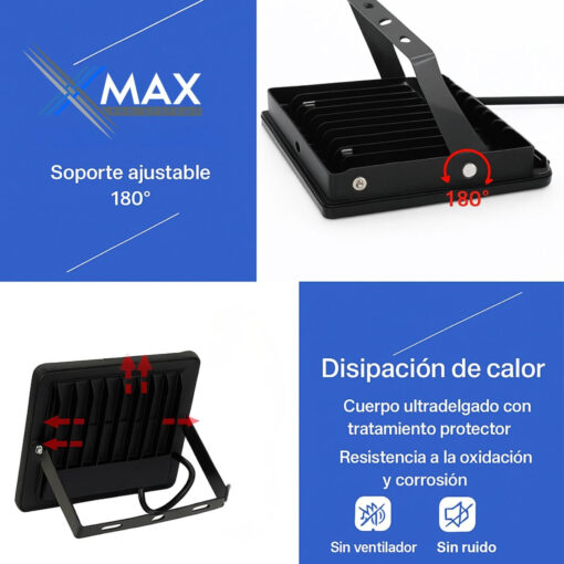 Bañador Led Uv Luz Negra Xmax 50w Ultravioleta Ip66 Exterior 12 D 948477 MLA100876776849 122025 F