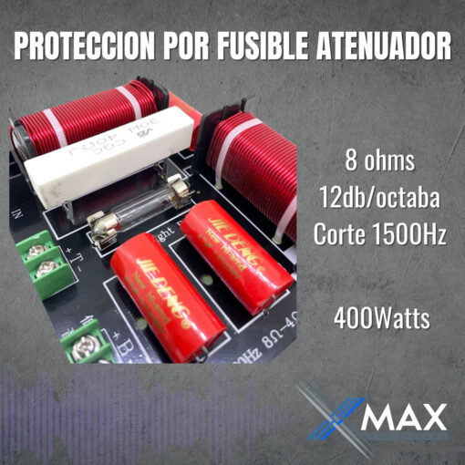 Divisor De Frecuencia Xmax 2 Vias Crossover Pasivo C Fusible 11 D 949979 MLA100893859845 122025 F