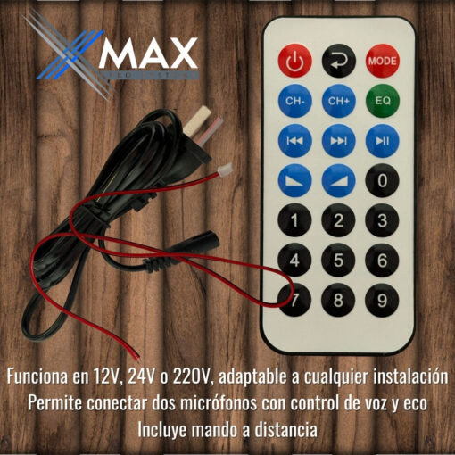 Modulo Amplificador Xmax Para Bafle 200w Bluetooth 220v 12v 11 D 982784 MLA102667007955 122025 F