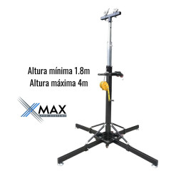 Alternative view of Tripode Malacate Xmax 4metros 200kg Torre Elevadora Truss Dj