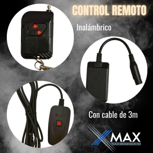 Maquina De Humo Xmax 1500w Inalambrica Y Cable Profesional 14 D 998578 MLA98660408356 112025 F