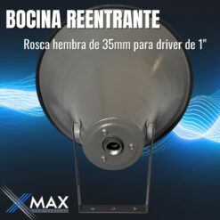 Ofertas 327 Alternative view of Bocina Reentrante Metalica Publicidad Exterior Funcional