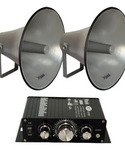 Equipo Publicidad Auto Amplificador Usb 2 Bocina 12v Sirena
