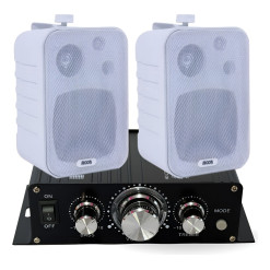 2 Bafle Moon Musica Funcional 120w + Amplificador Bluetooth
