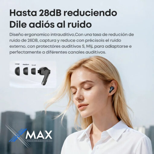 Auriculares Bluetooth Xmax Anc Cancelación Ruido 28db 360° 12 D 712655 MLA108521332277 032026 F