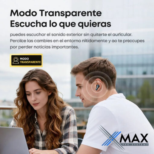Auriculares Bluetooth Xmax Anc Cancelación Ruido 28db 360° 10 D 829854 MLA108524523615 032026 F