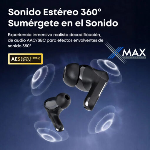 Auriculares Bluetooth Xmax Anc Cancelación Ruido 28db 360° 11 D 885916 MLA108524583417 032026 F