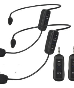 Kit Microfono Doble Vincha Xmax Inalambrico Headset Uhf Tx