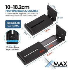 Ofertas 58 Alternative view of Soporte Para Barra De Sonido Xmax Pared Universal Regulable