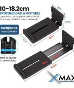 Alternative view of Soporte Para Barra De Sonido Xmax Pared Universal Regulable