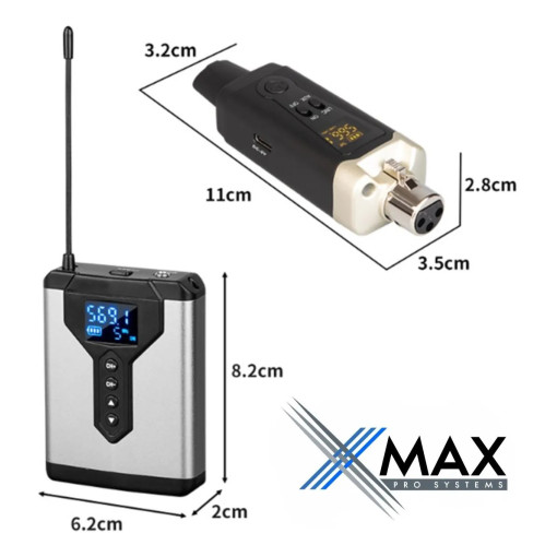 Sistema Monitoreo X4 In Ear Xmax Profesional Inalámbrico 80m 9 D 798516 MLA113921294791 062026 F 510x539 sqt
