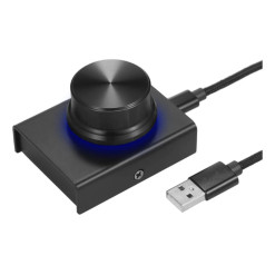 Controlador Volumen Usb Xmax Perilla Streaming Audio Para Pc