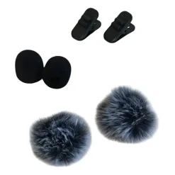 Combo Filtro Paraviento Antipopeo Clip Corbatero Boya K9 Mic