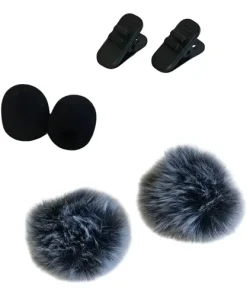 Combo Filtro Paraviento Antipopeo Clip Corbatero Boya K9 Mic