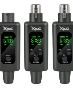 2 Transmisor Inalambrico Xmax Uhf 50m Microfono Condenser