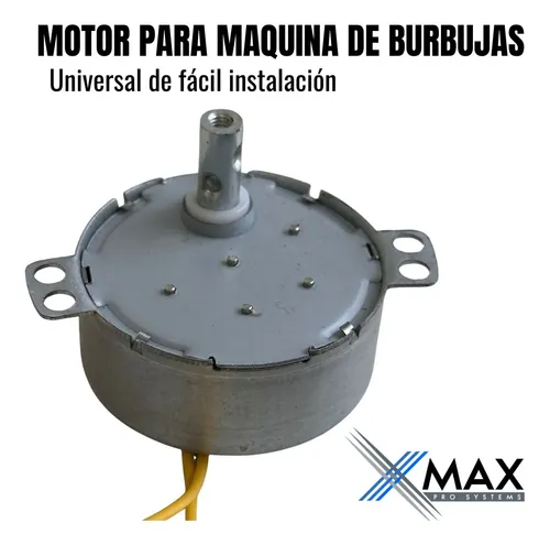 Motor Para Maquina De Burbujas Repuesto Universal 220v 30rpm 2 Motor Para Maquina De Burbujas Repuesto Universal 220v 30rpm - Imagen 2